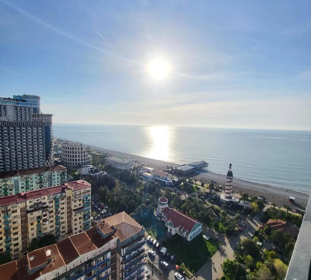 Panoramic Sea View From Orbi City Apartment Batumi