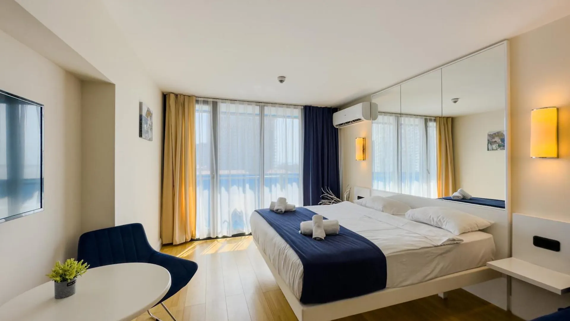Panoramic Sea View From Orbi City Apartment Batumi Georgia