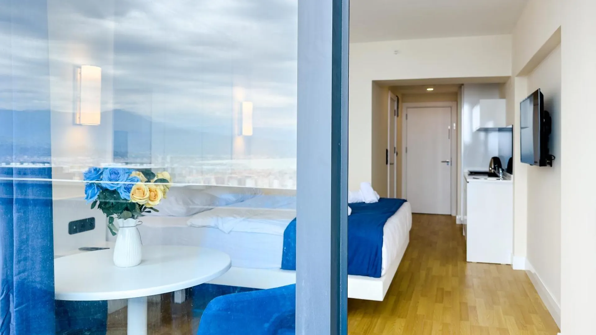 Panoramic Sea View From Orbi City Apartment Batumi Georgia