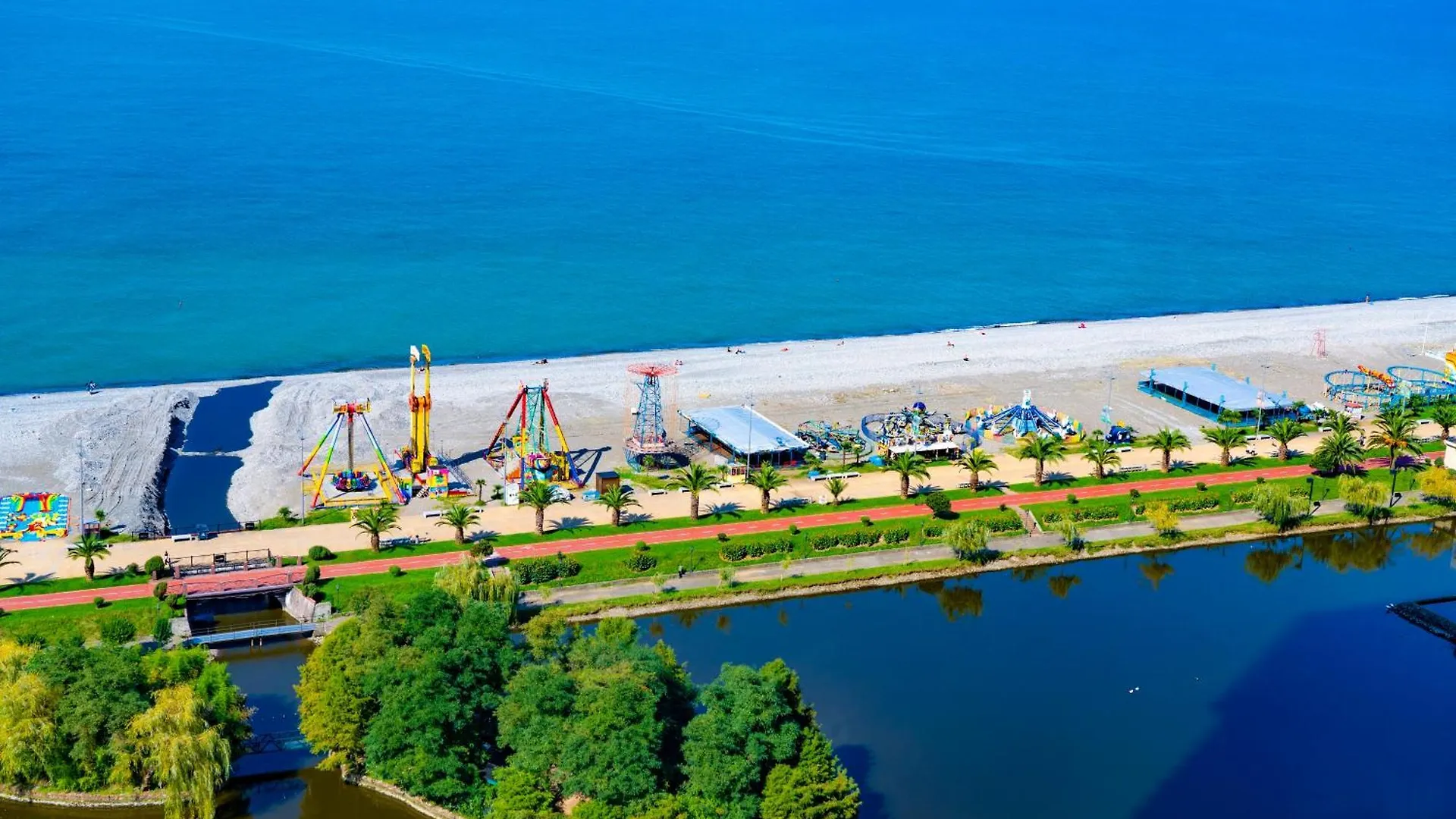 Panoramic Sea View From Orbi City Apartment Batumi